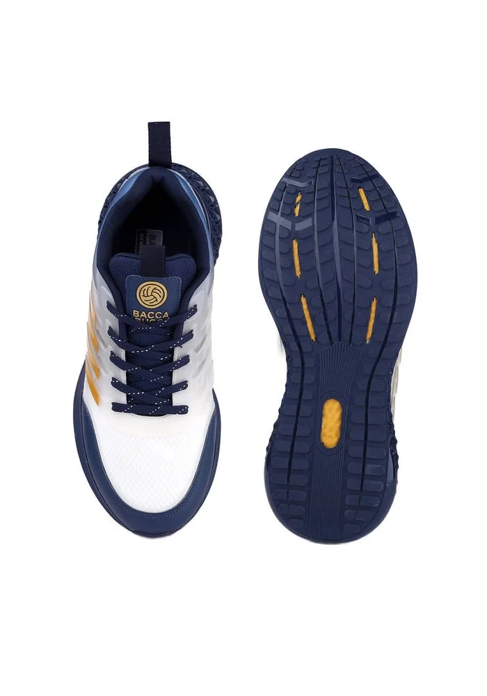 Bacca Bucci Blue and White Night Glider Elite Sportsperson’s All-Round Footwear for Men | Best Price UAE
